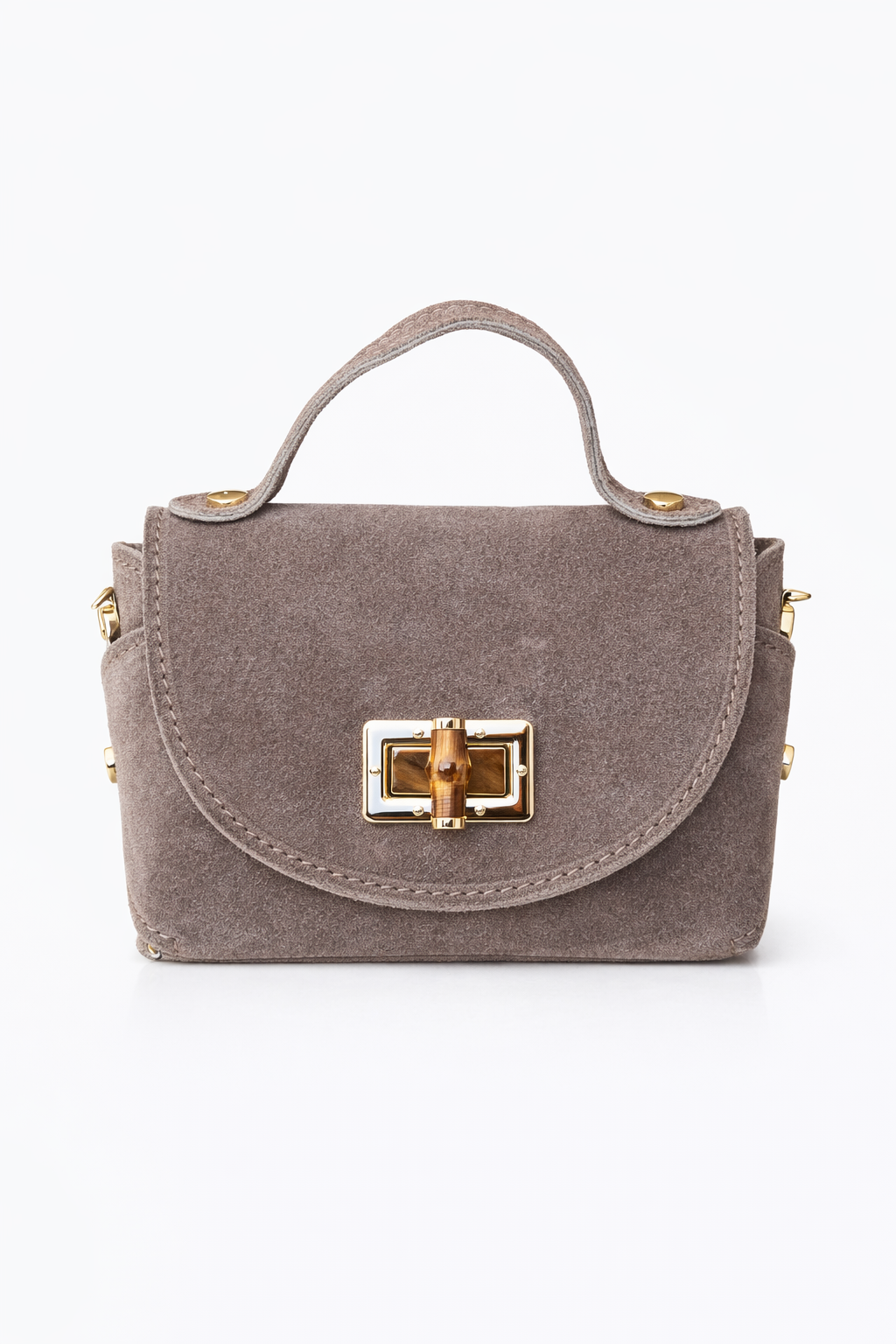 MINI BAG IN PELLE SCAMOSCIATA